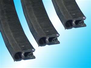 Three composite rubber seal