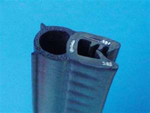 Three composite rubber seal